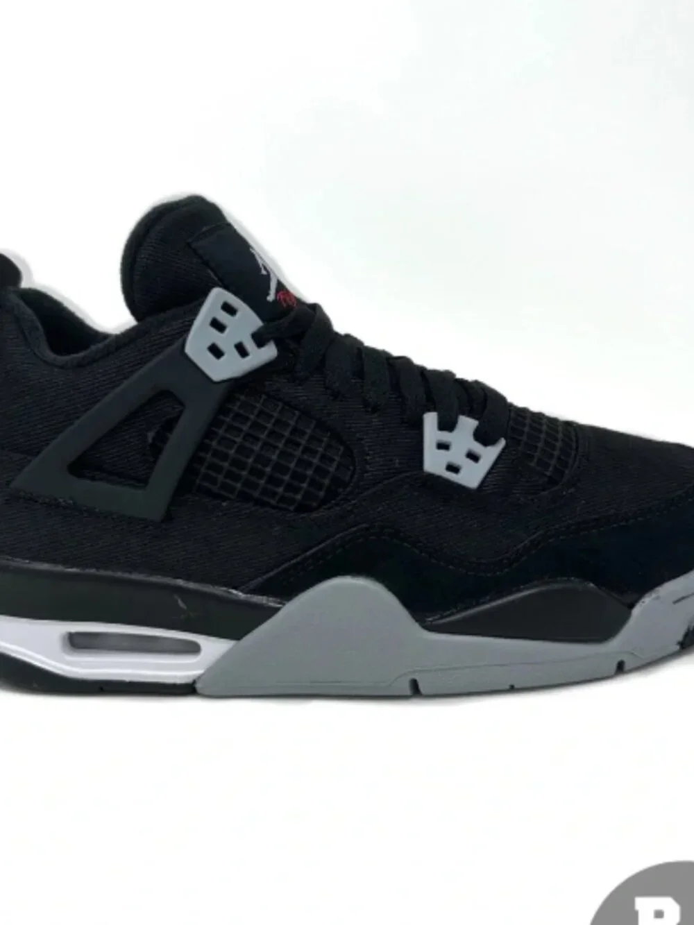 Brand New Air Jordan 4 Retro Black Canvas